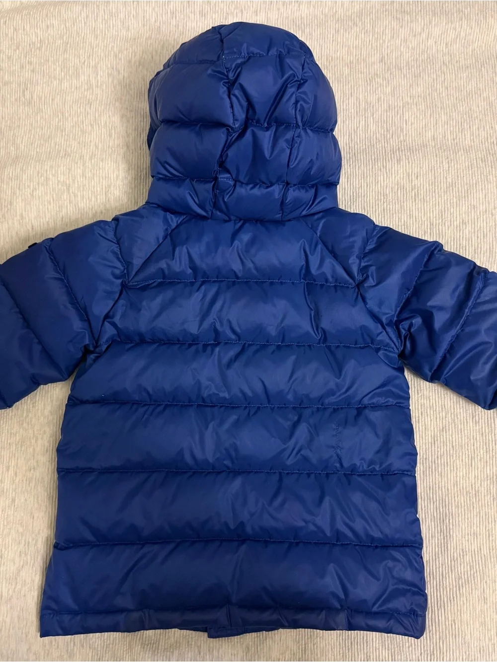 Kids Burberry Blue Puffer Hooded Coat 2Y / 2T warm!